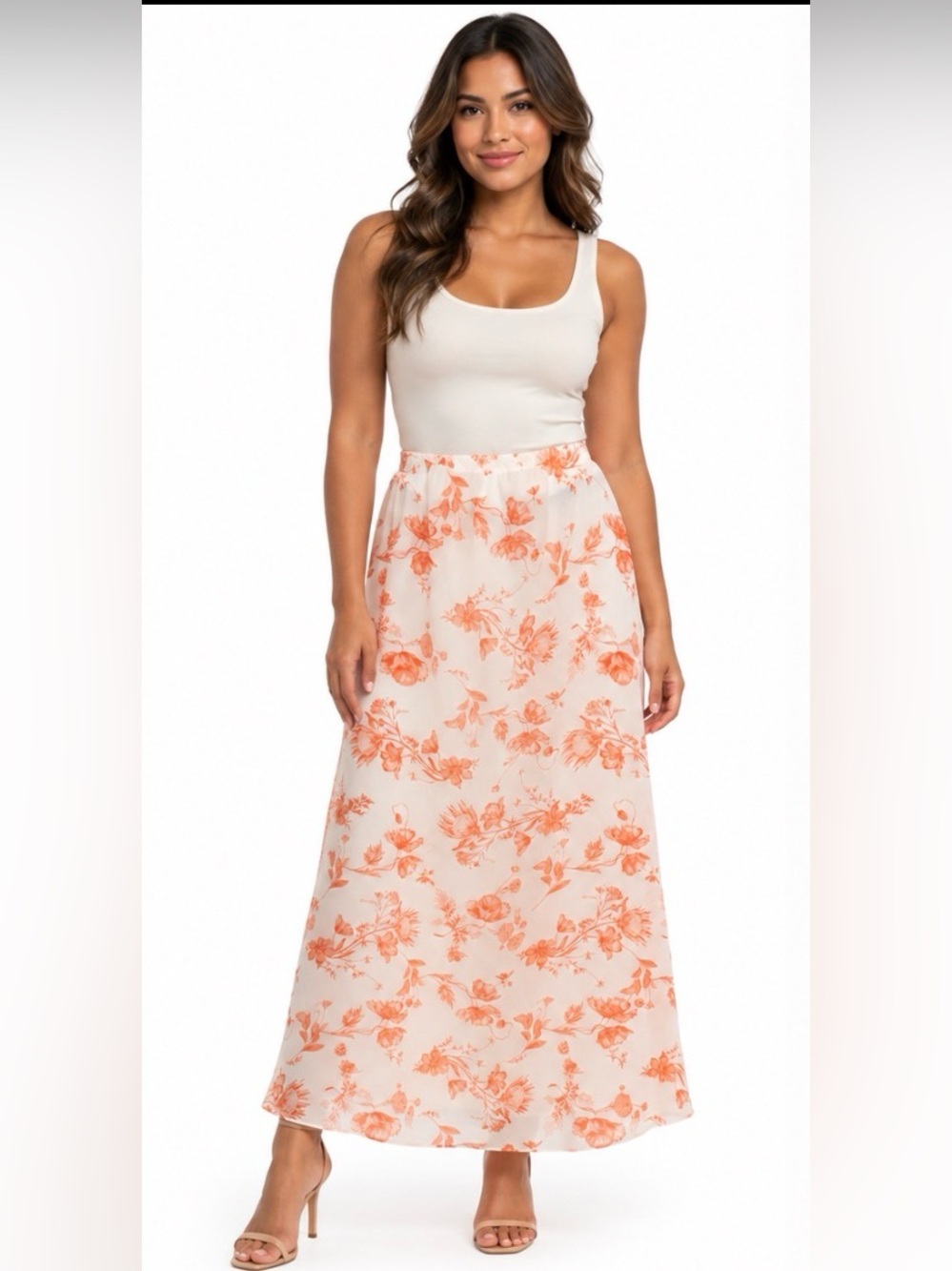 Ted Baker floral maxi skirt 12 romantic garden party wedding guest cocktail